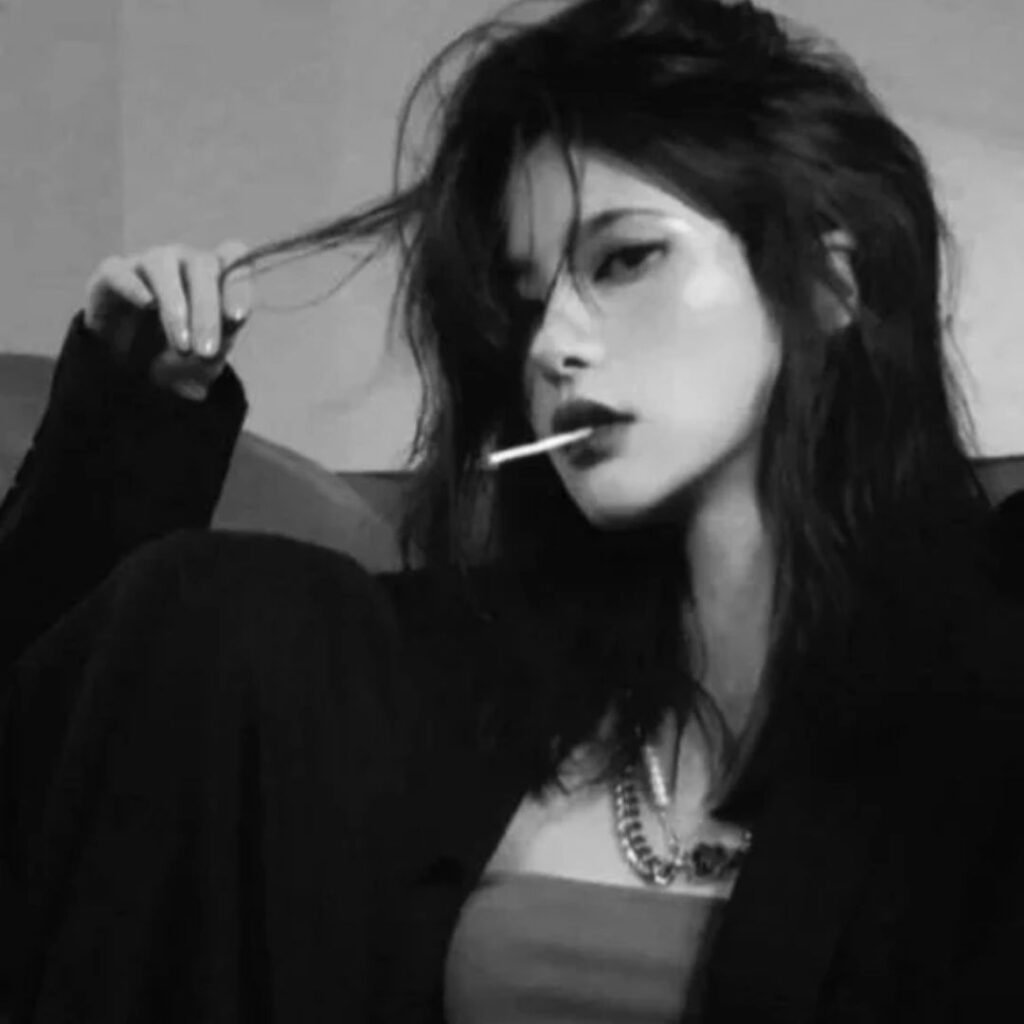 Attitude girls DP black for Instagram