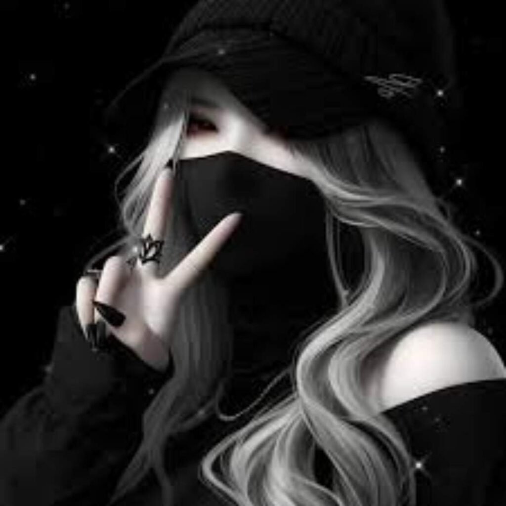 Attitude girls DP black Photos