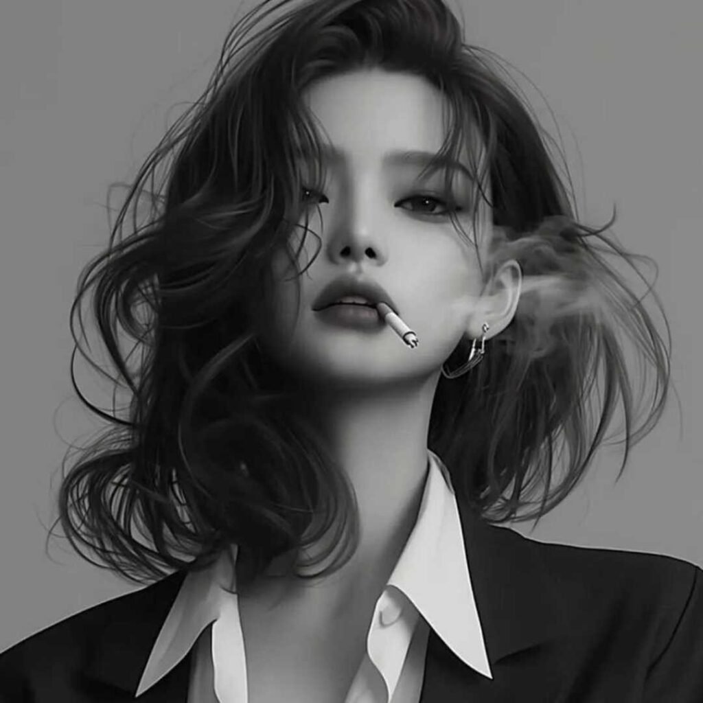 Attitude girls DP black for WhatsApp