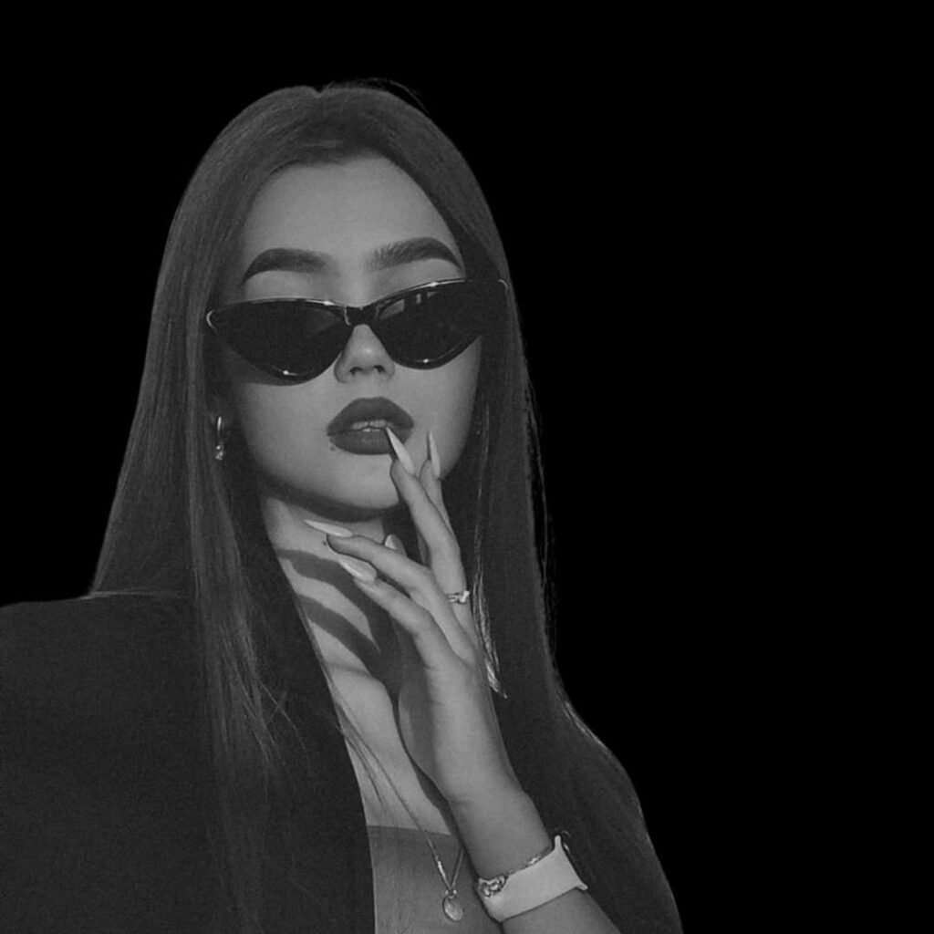 Attitude girls DP black for WhatsApp