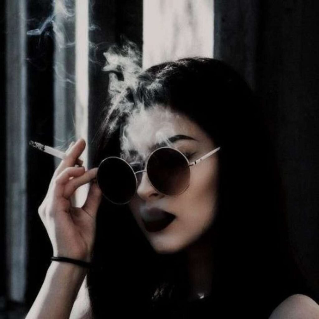 Attitude girls DP black for Instagram