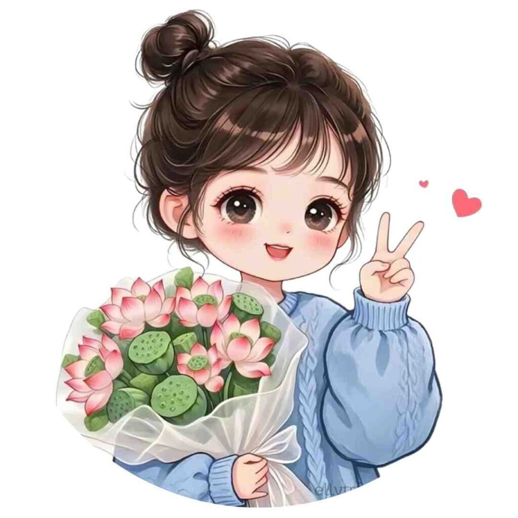 Cartoon girls DP Pics