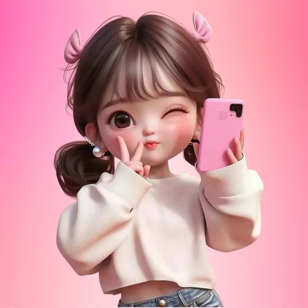 Cartoon girls DP Pics