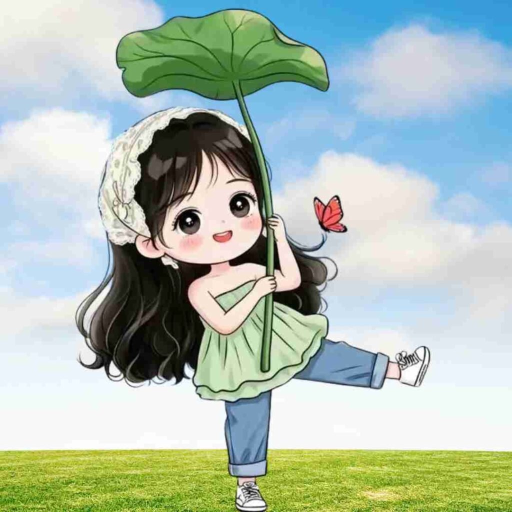 Cartoon girls DP Photos