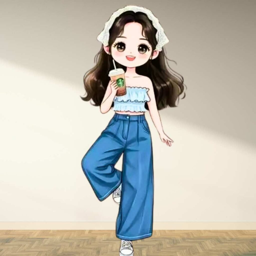 Cartoon girls DP Photos