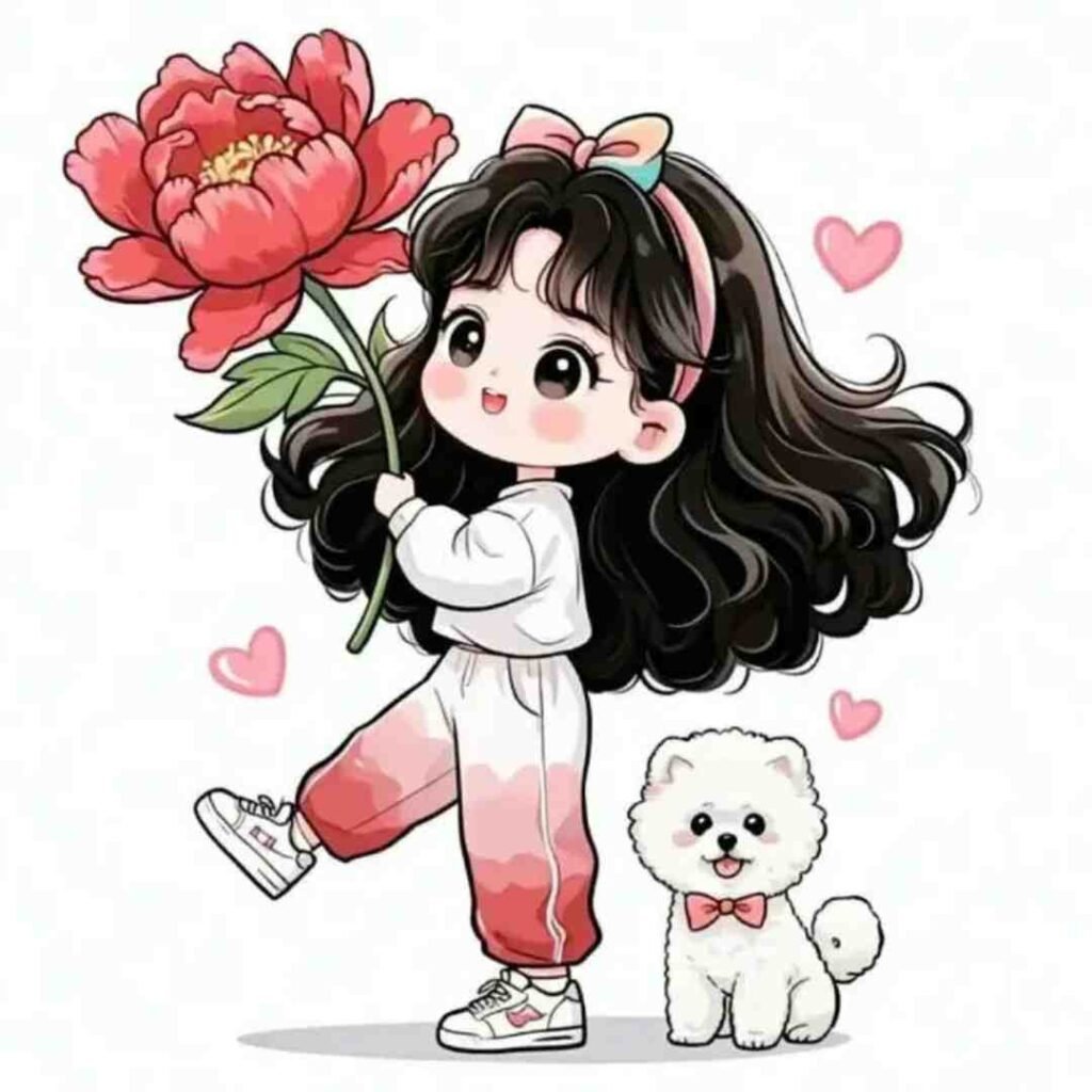 Cartoon girls DP Photos