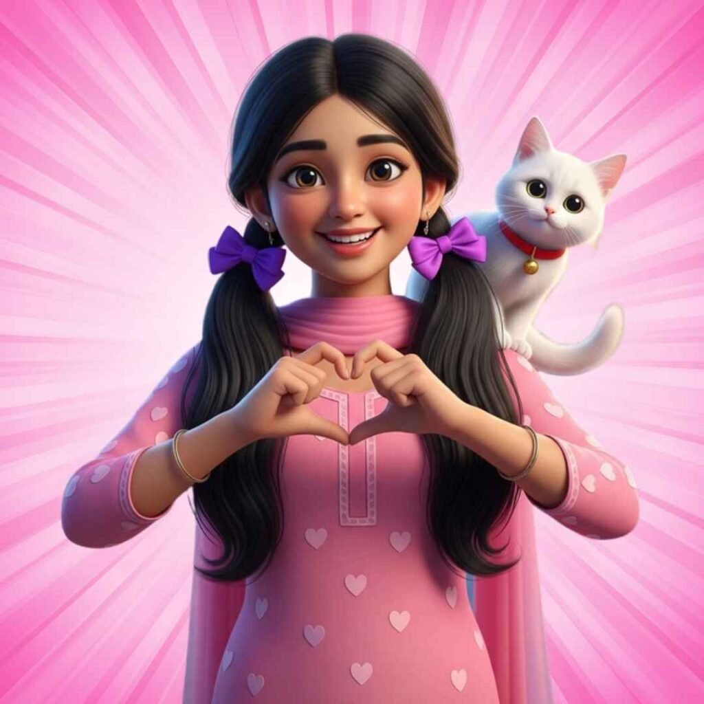 Cartoon girls DP Photos