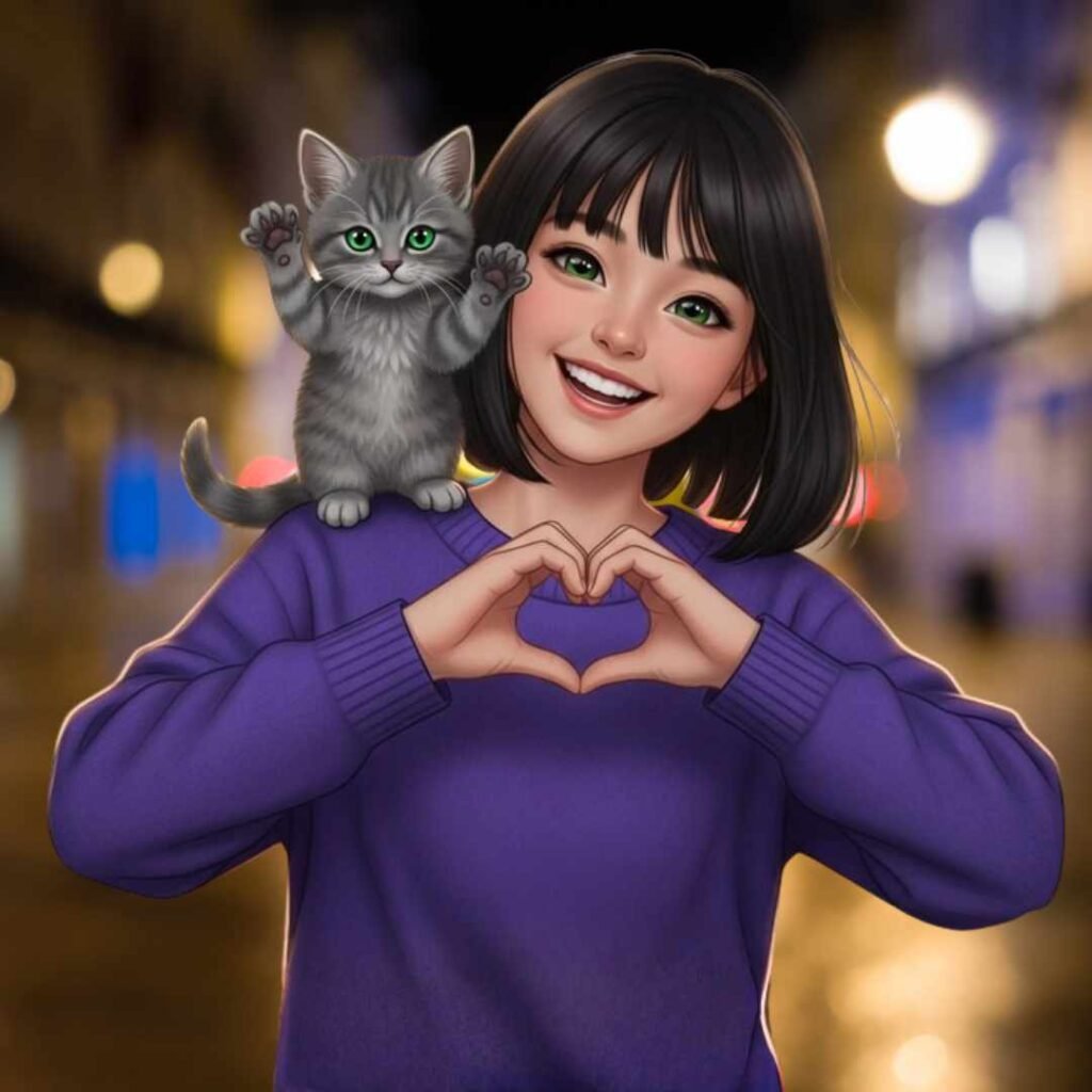 Cartoon girls DP Photos