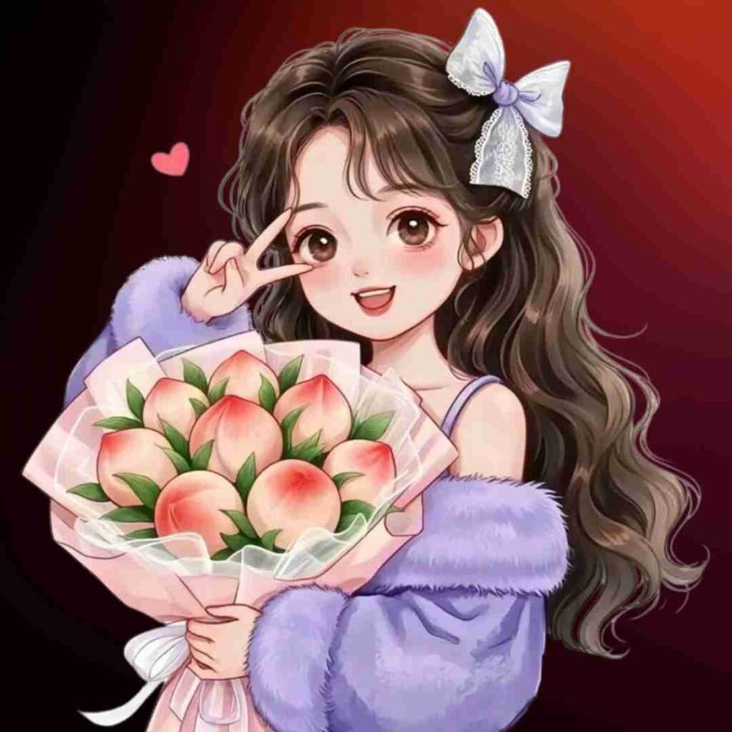 Cartoon girls DP for WhatsApp