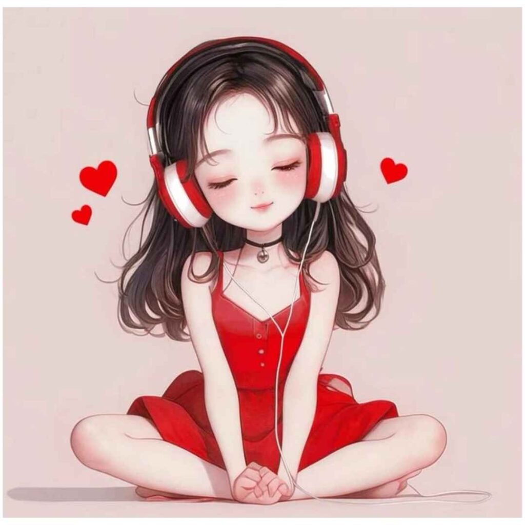 Cartoon girls DP for WhatsApp