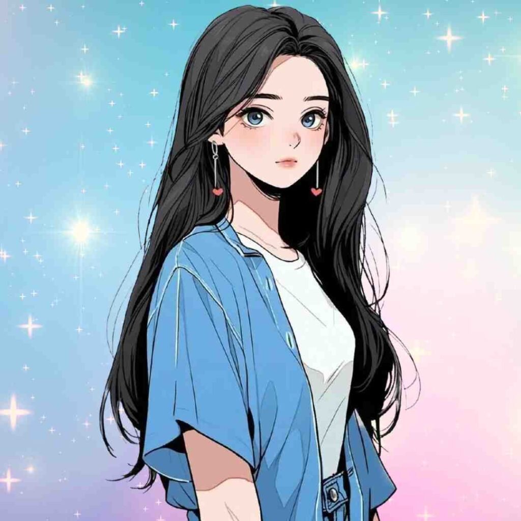 Cartoon girls DP for WhatsApp