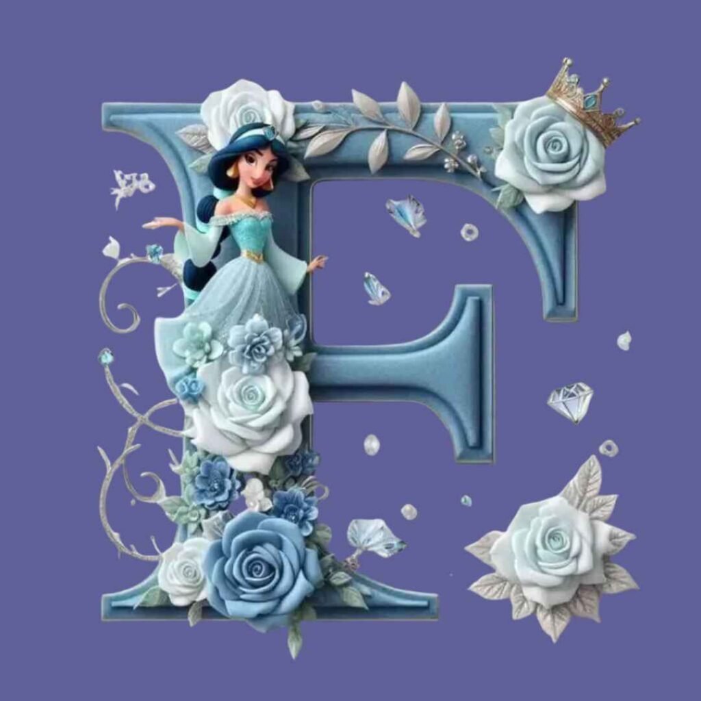 F name DP for WhatsApp