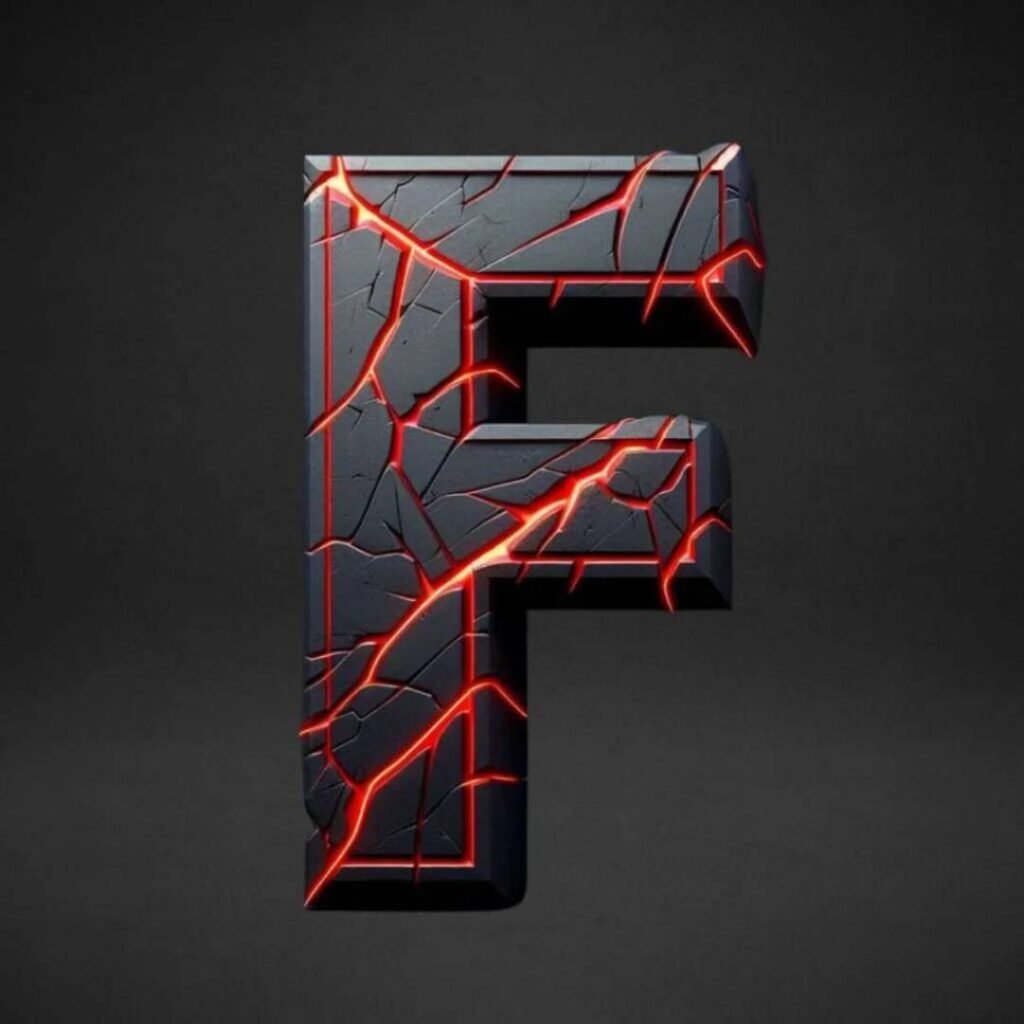 F name DP for WhatsApp