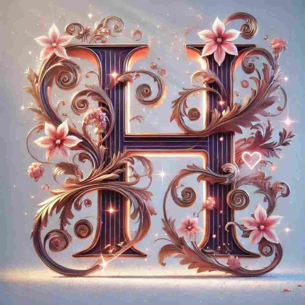 H name DP for Instagram