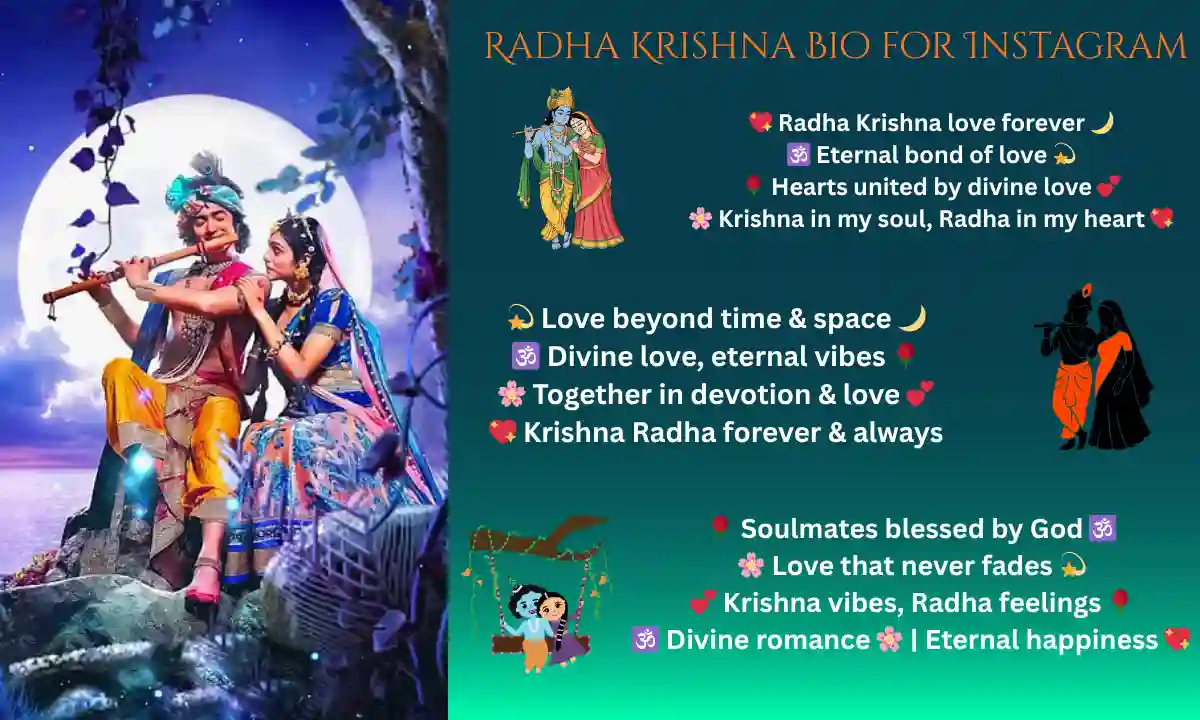 Radha Krishna Bio For Instagram ﻿