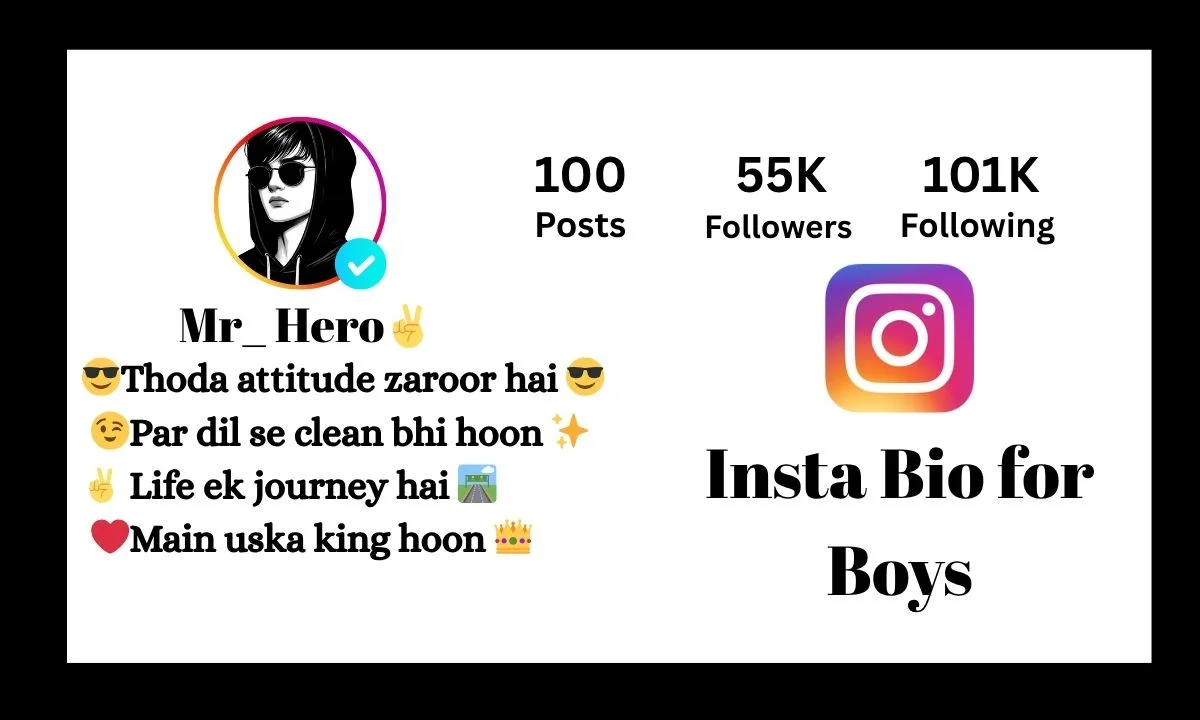 insta bio for boys