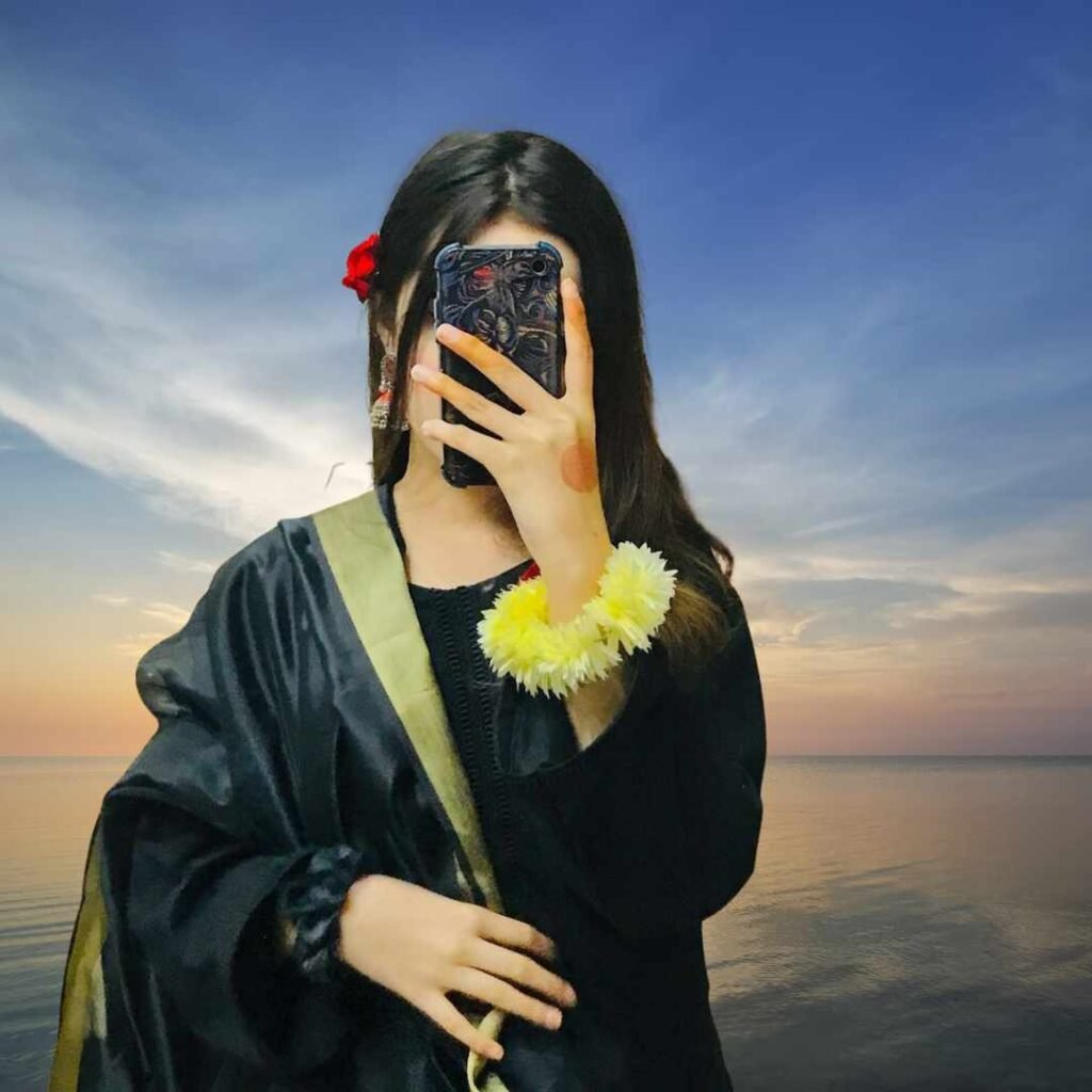 Hidden Face Girl Pic for WhatsApp