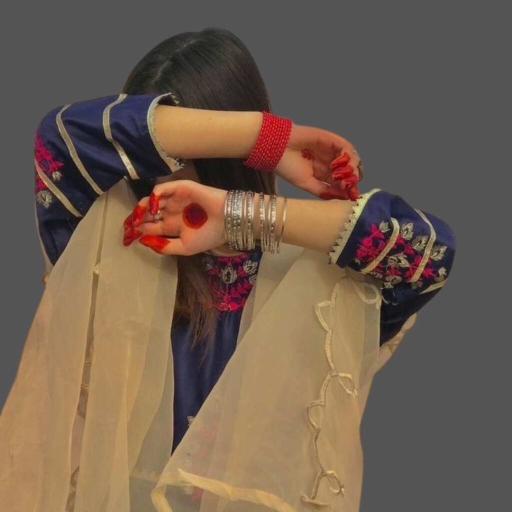 Hidden Face Girl Pic