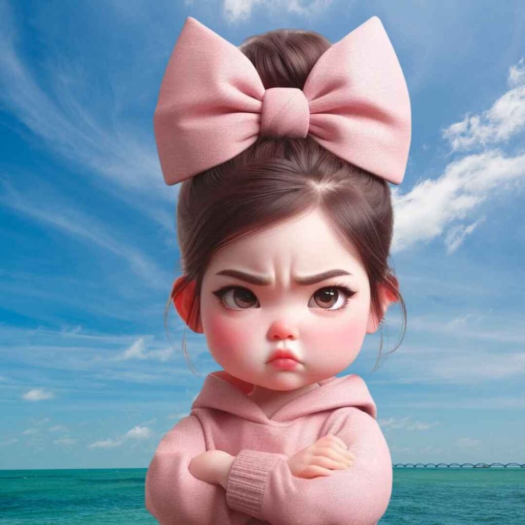 Sad girl DP cartoon Pics