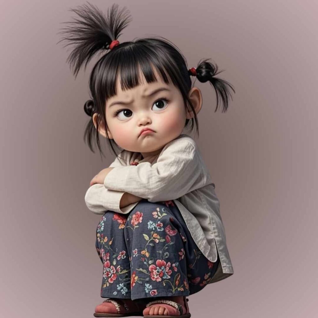 Sad girl DP cartoon Photos