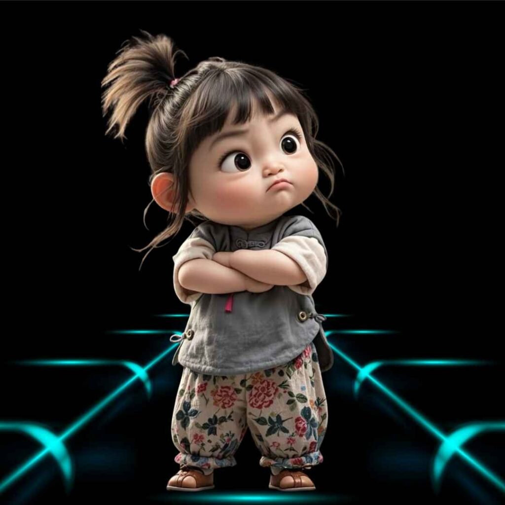 Sad girl DP cartoon Photos