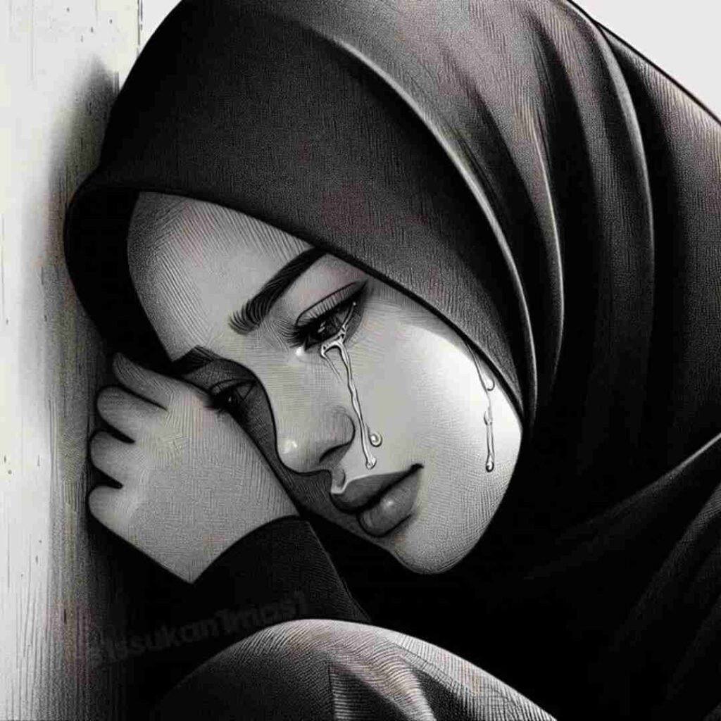 Sad girl DP cartoon Photos