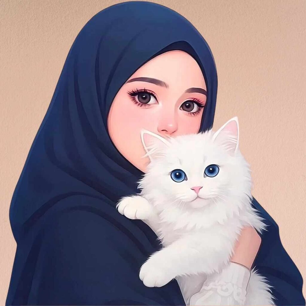 Stylish Hijab girl DP pics