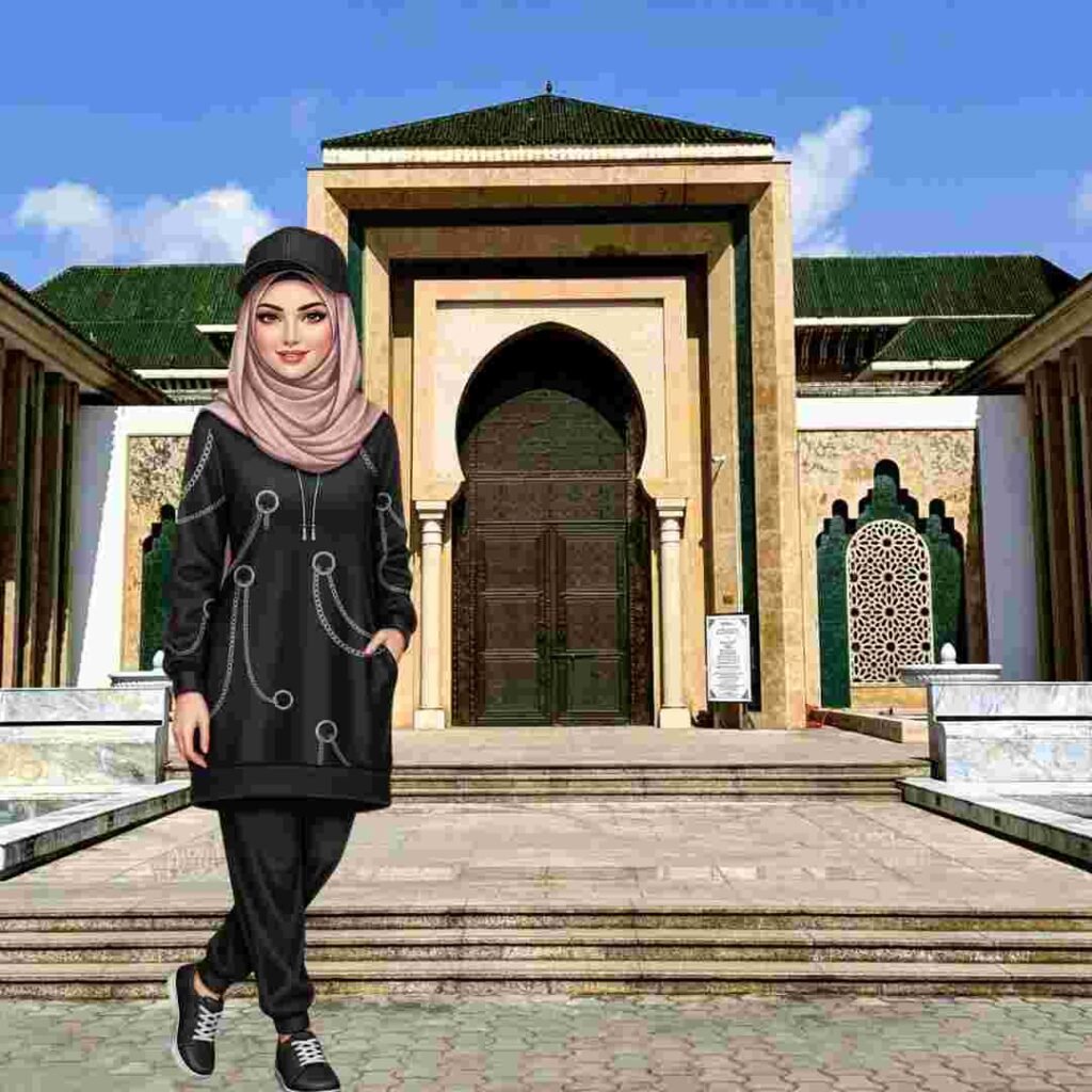 Stylish Hijab girl DP pics