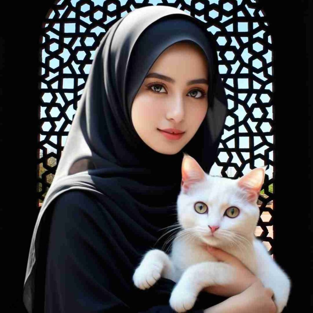 Stylish Hijab girl DP Photos