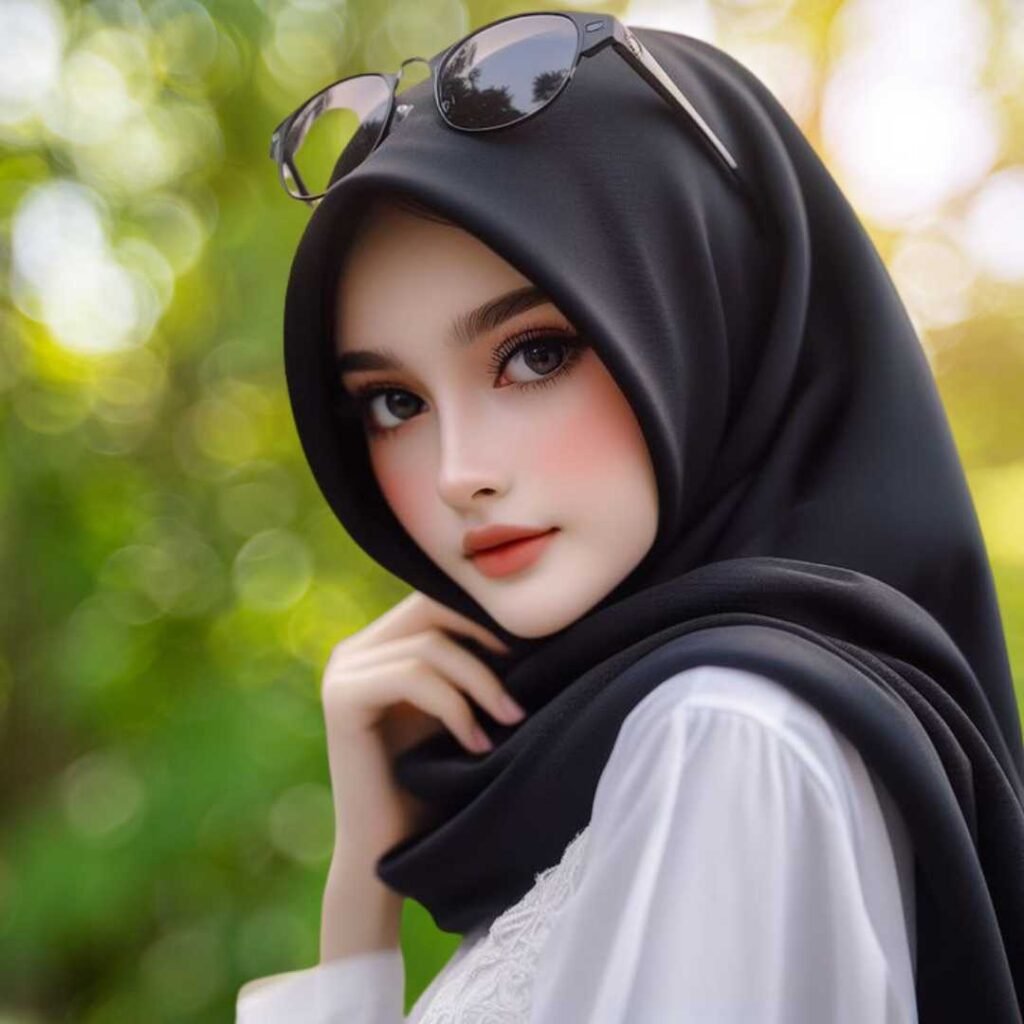 Stylish Hijab girl DP Photos