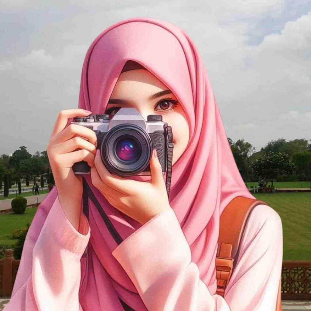 Stylish Hijab girl DP Photos