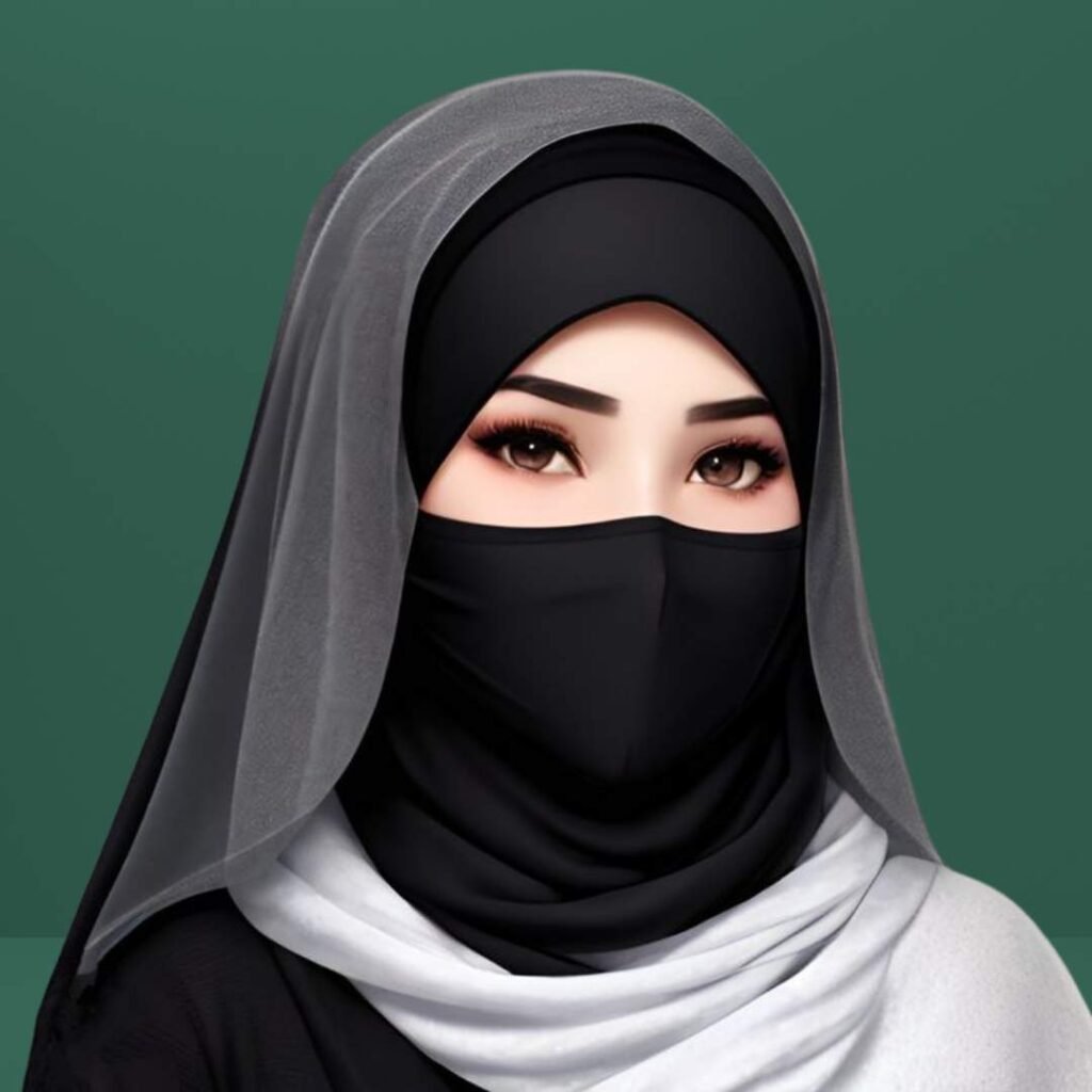Stylish Hijab girl DP for WhatsApp