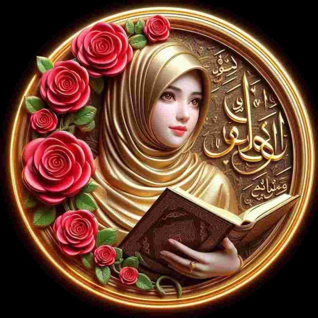 Stylish Hijab girl DP for WhatsApp