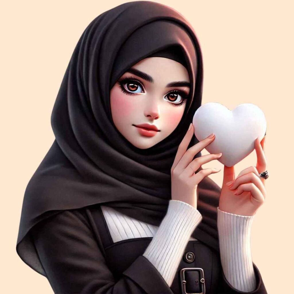 Stylish Hijab girl DP for WhatsApp