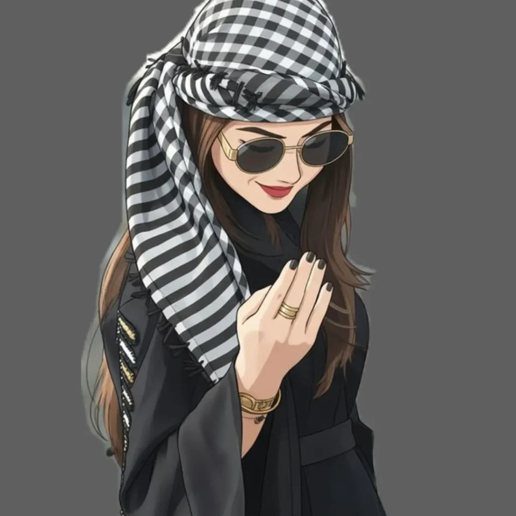 Girls Attitude DP Cartoon