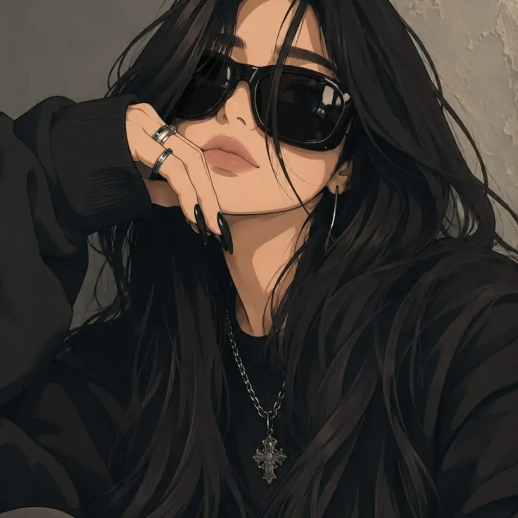 Girls Attitude DP Cartoon