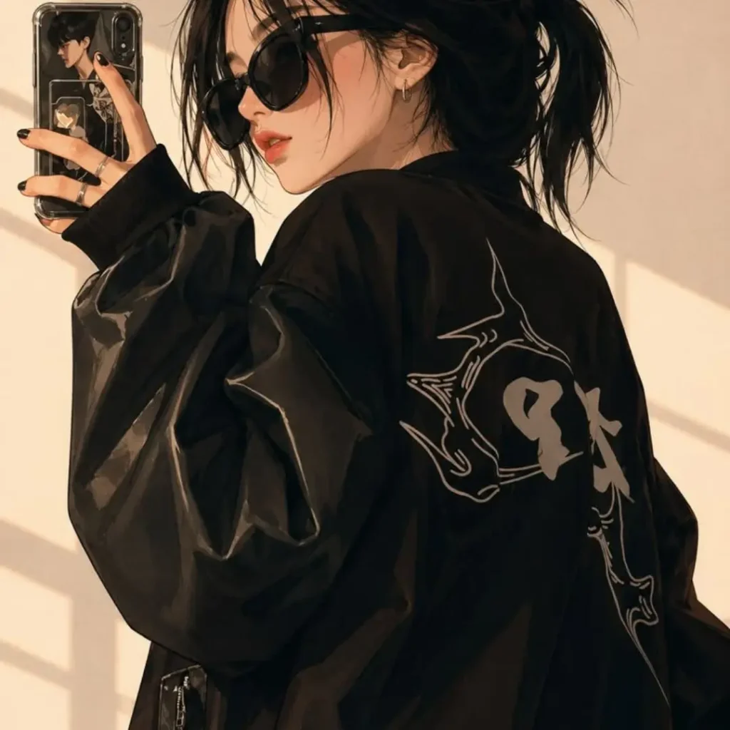 Girls Attitude DP Cartoon