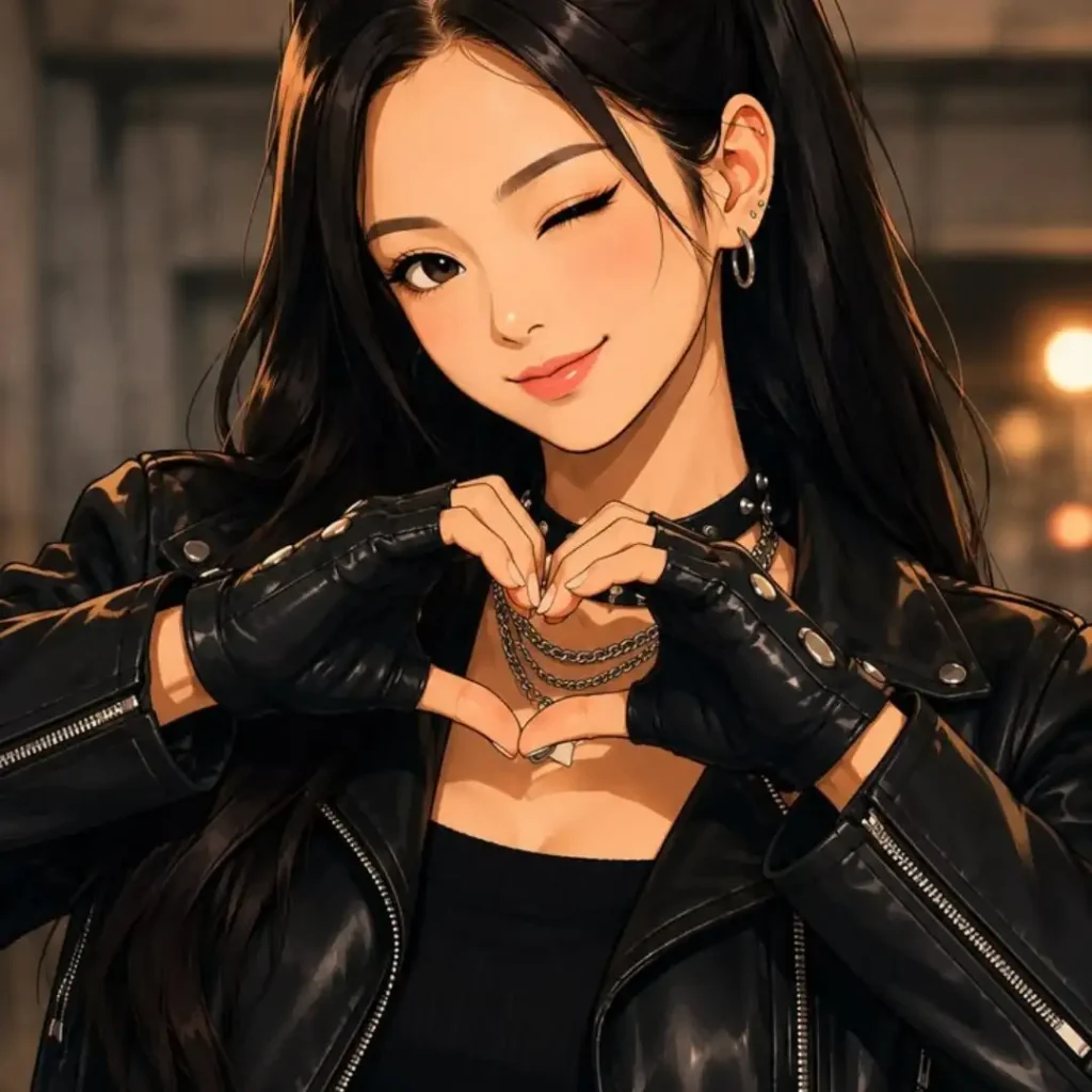 Girls Attitude DP Cartoon