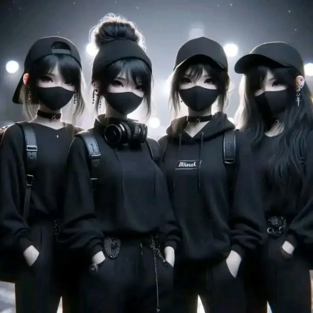 4 Friends Group DP Aesthetic