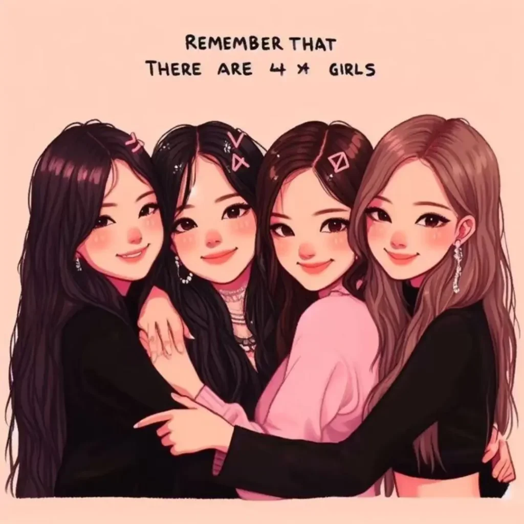 4 Friends Group DP Aesthetic