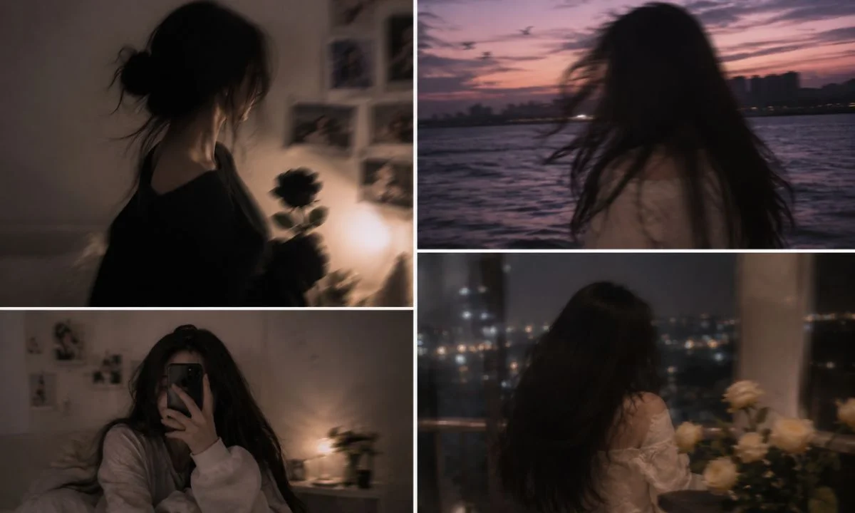 Blur Aesthetic Girl DP Pinterest