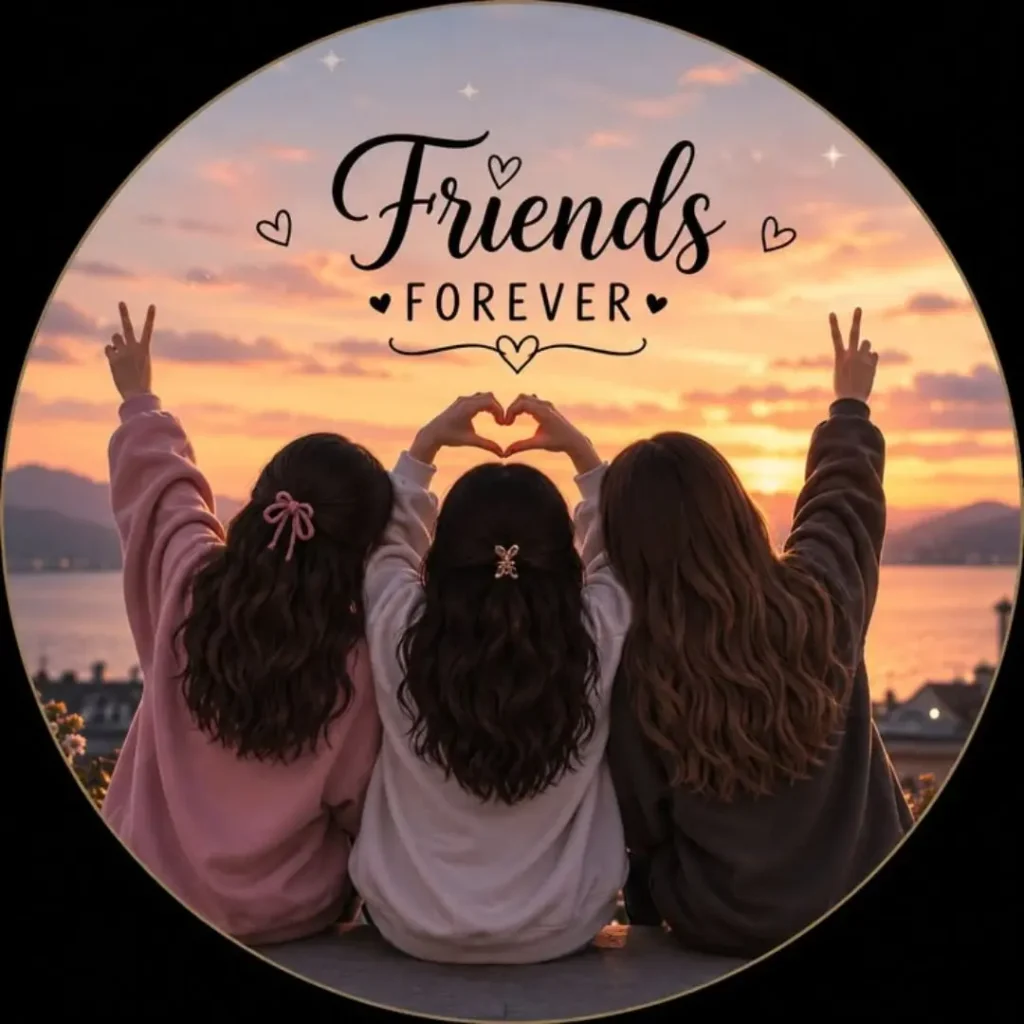 Friends Group DP Aesthetic