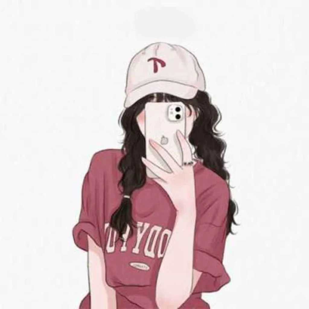 Hide Face DP for Girls Cartoon