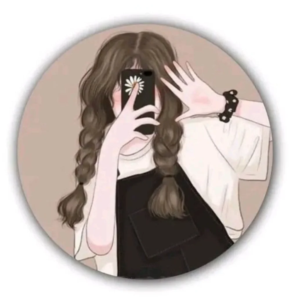 Hide Face DP for Girls Cartoon