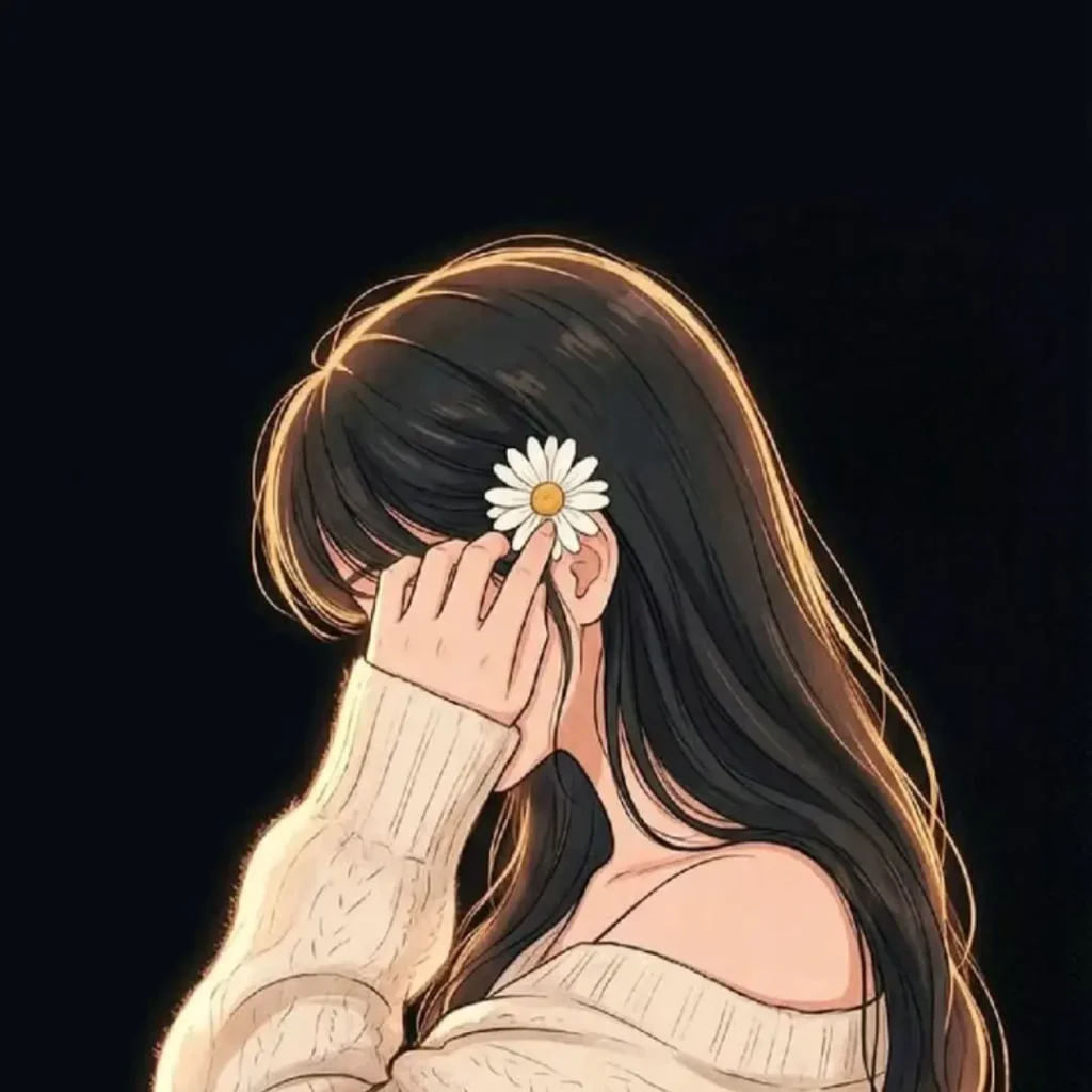 Hide Face DP for Girls Cartoon