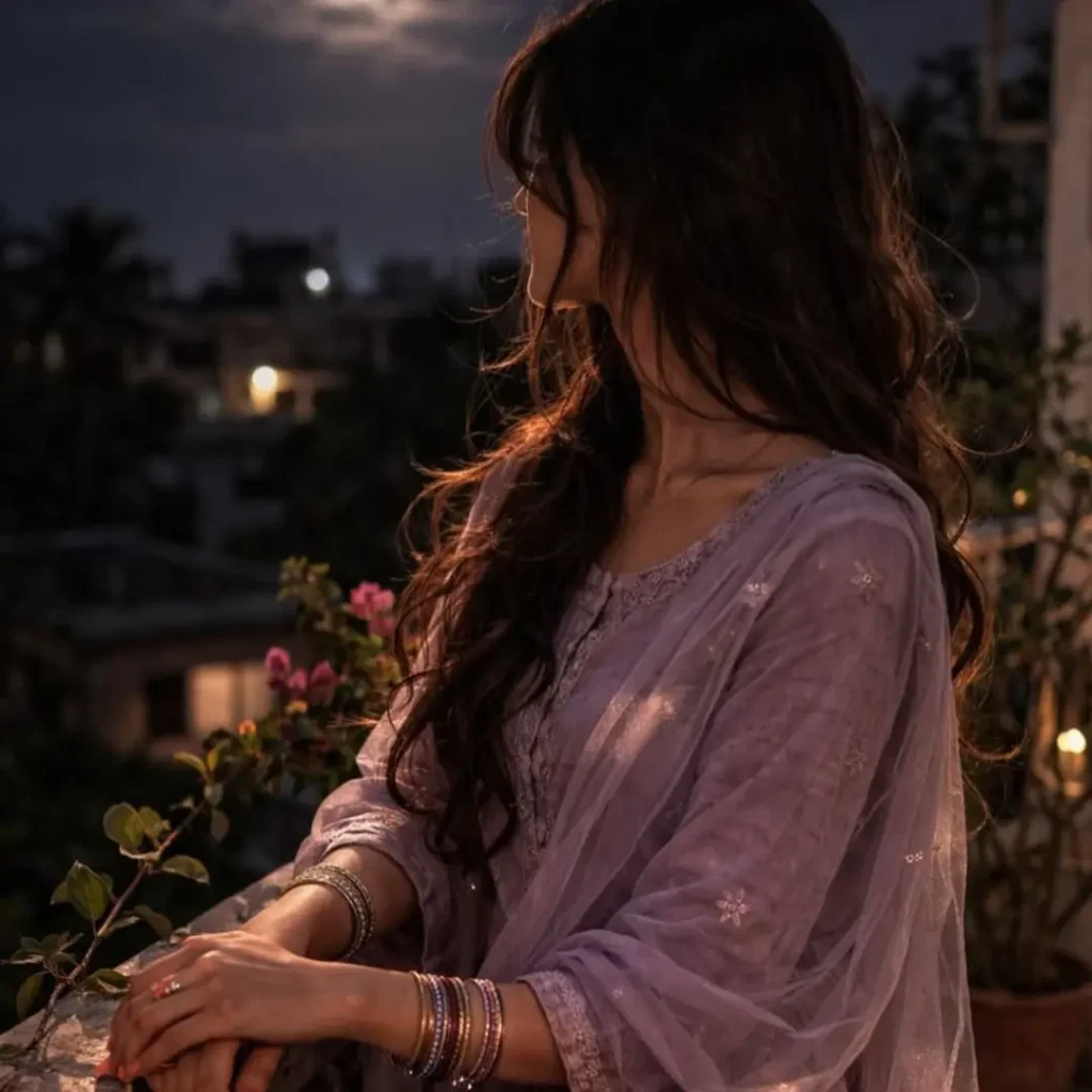 Hide Face DP for Girls in Suit