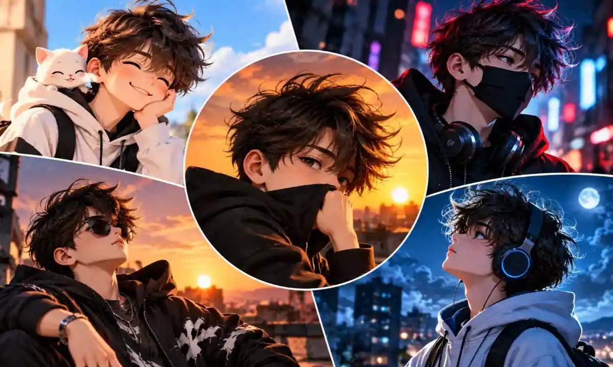 Hair Cartoon Boy DP